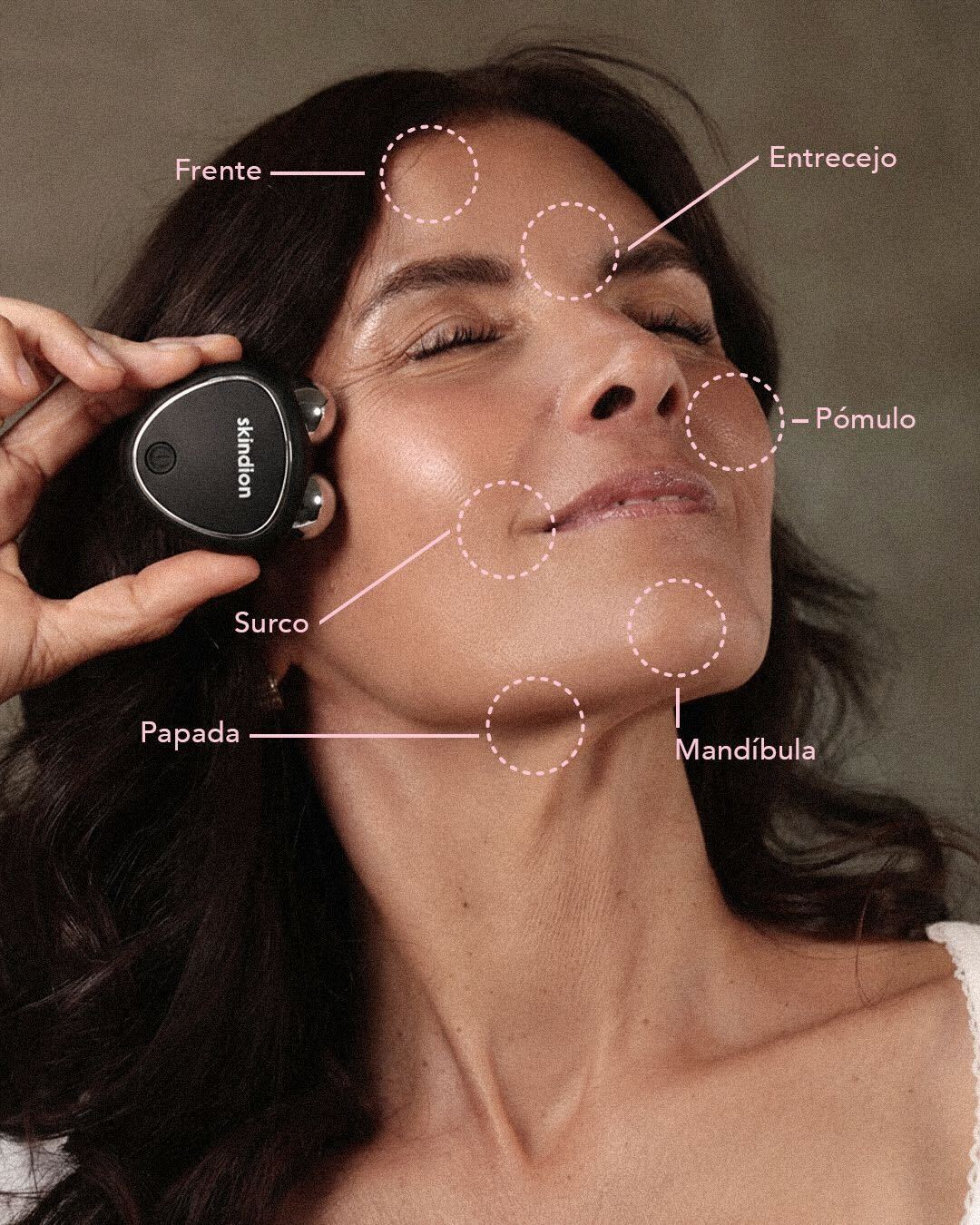 Dispositivo de Lifting Facial Skindion Negro