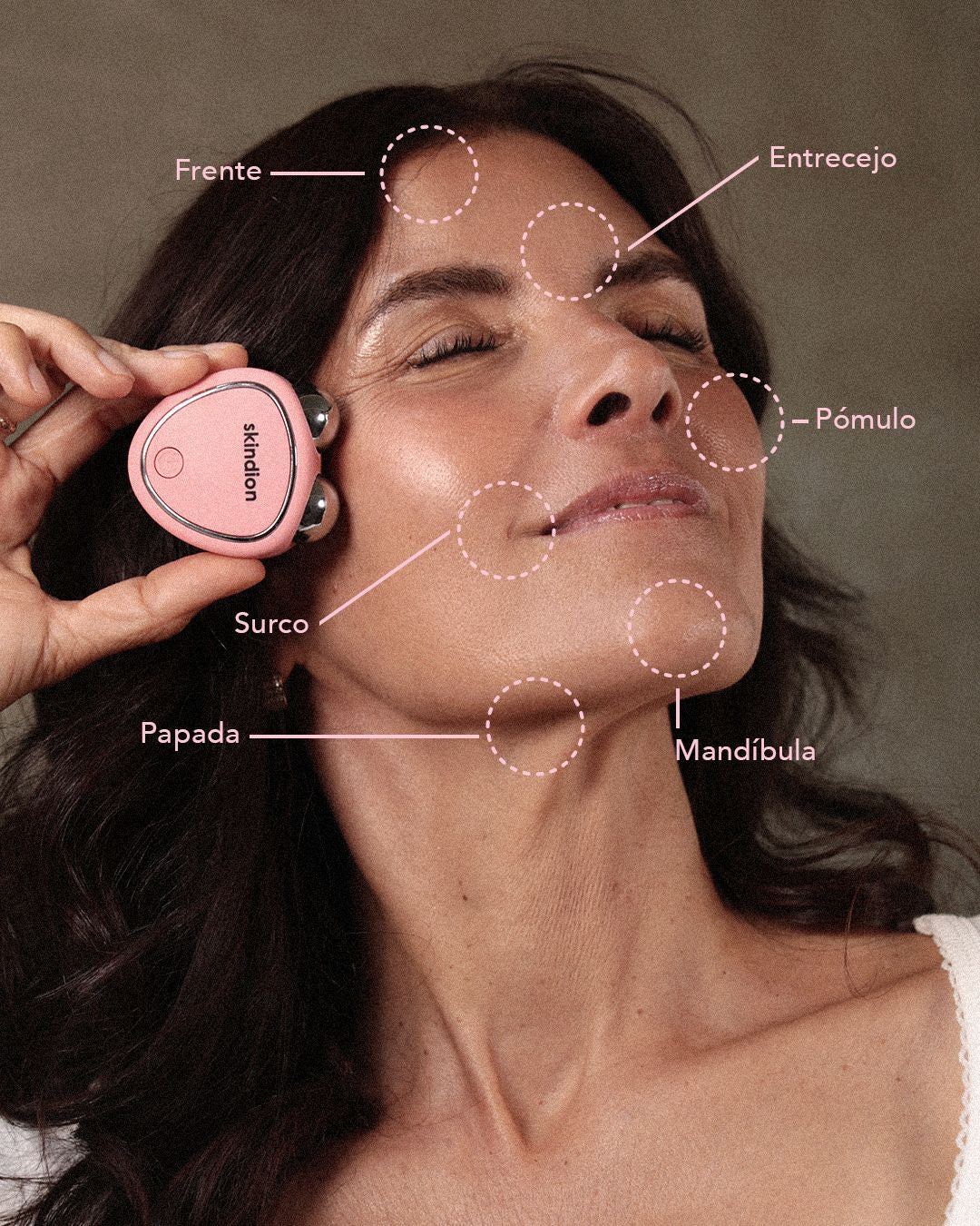 Dispositivo de Lifting Facial Skindion Rosa